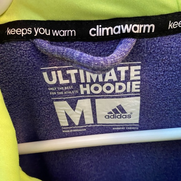 Adidas Climawarm Full-Zip Hoodie Size M - Picture 3 of 3
